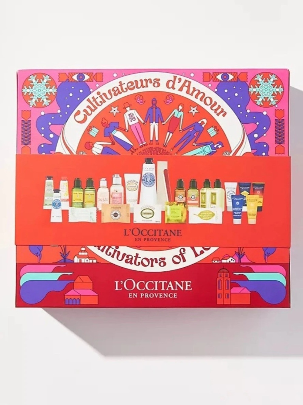 L'Occitane Cultivators of Love Advent Calendar Red & Pink